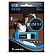 Wave USB 3.0 64GB, USB 3.0 (3.1 Gen 1) , Type-A, Cuffia, Nero, Bianco - Foto miniatura 1